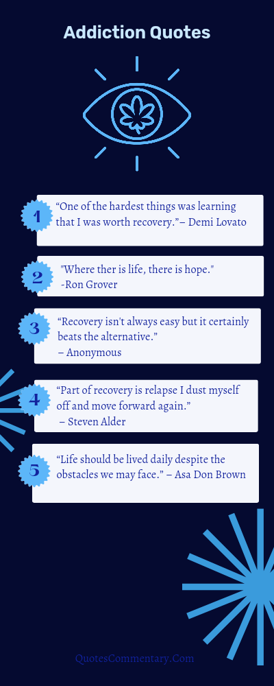 Addiction Quotes + Their Meanings/Explanations