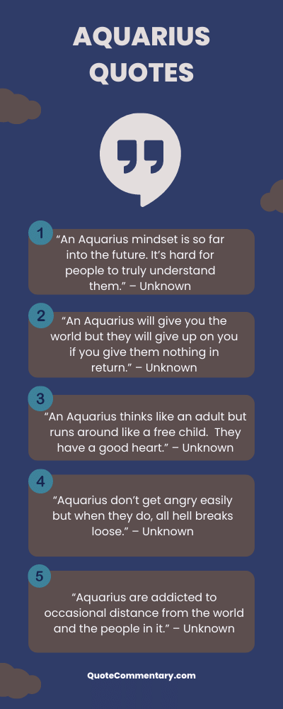 Aquarius Quotes + Their Meanings/Explanations