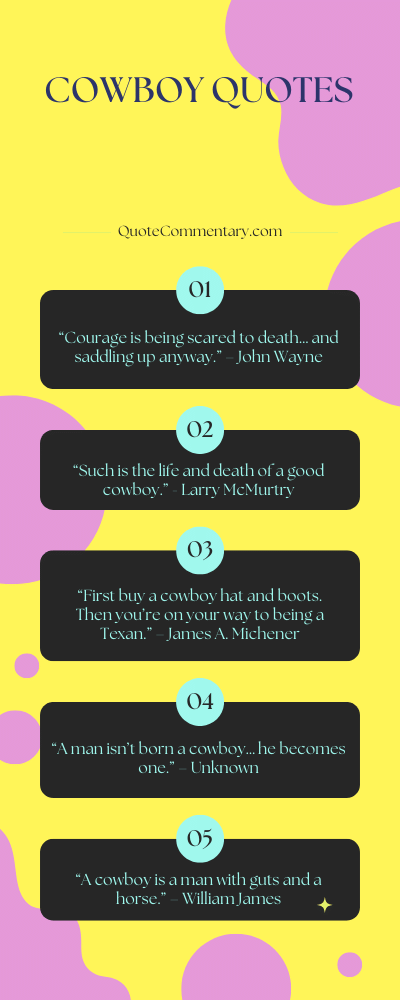 Cowboy Quotes + Their Meanings/Explanations
