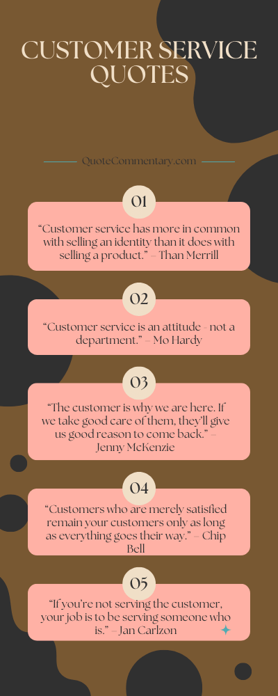 Customer Service Quotes + Their Meanings/Explanations