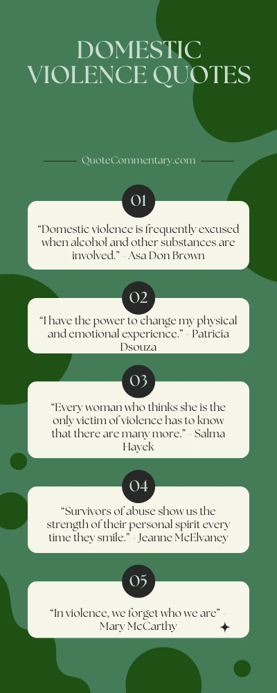 Domestic Violence Quotes + Their Meanings/Explanations