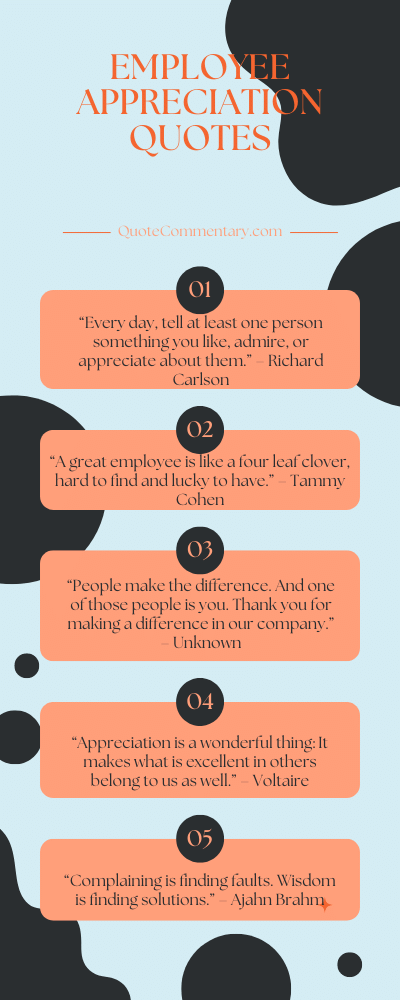 Employee Appreciation Quotes + Their Meanings/Explanations