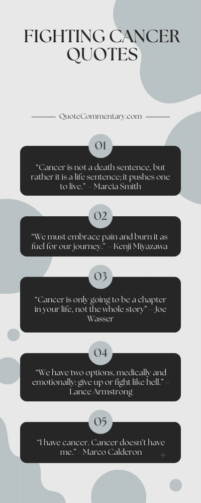 Fighting Cancer Quotes + Their Meanings/Explanations