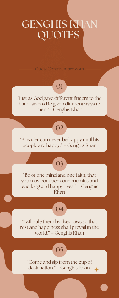 Genghis Khan Quotes + Their Meanings/Explanations