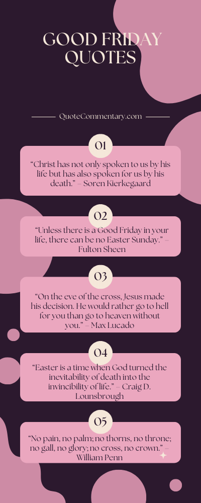 Good Friday Quotes + Their Meanings/Explanations