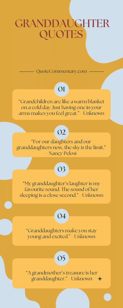 Granddaughter Quotes + Their Meanings/Explanations
