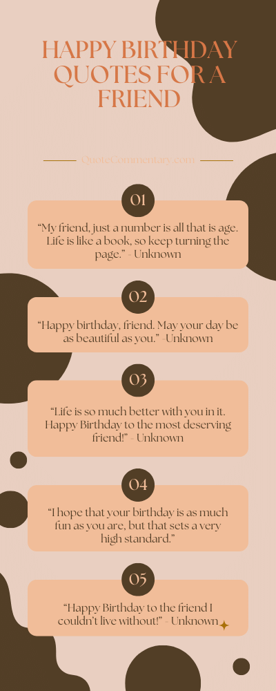 Happy Birthday Quotes For A Friend + Their Meanings/Explanations