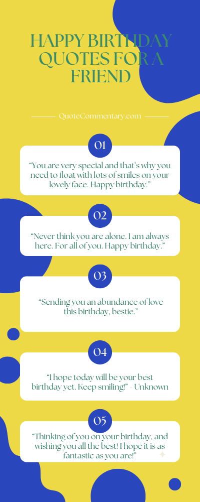 Happy Birthday Quotes For A Friend + Their Meanings/Explanations