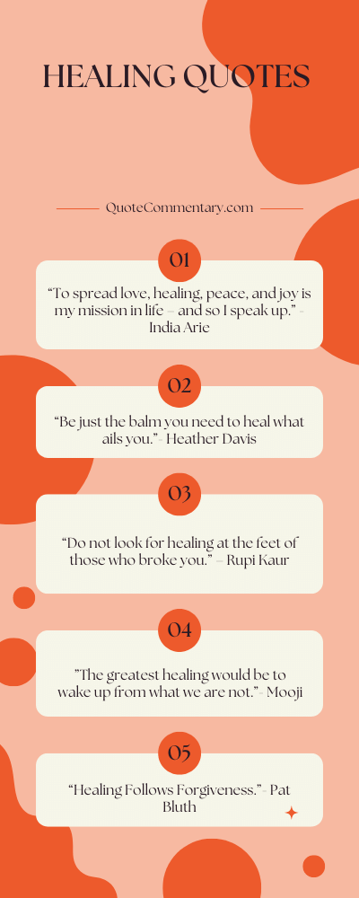 Healing Quotes + Their Meanings/Explanations