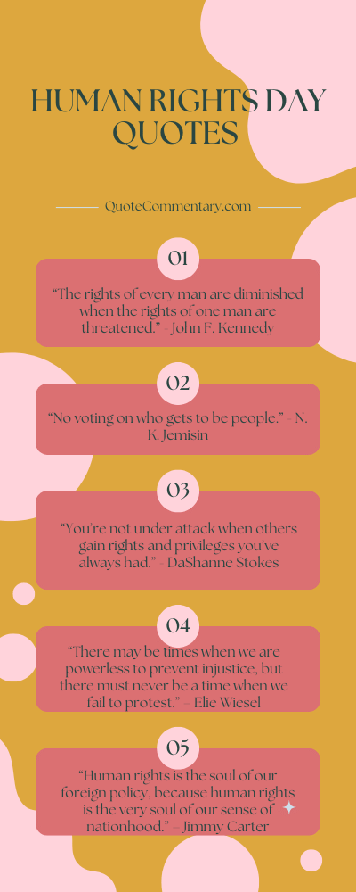 Human Rights Day Quotes + Their Meanings/Explanations