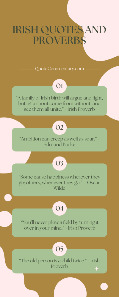 Irish Quotes And Proverbs + Their Meanings/Explanations