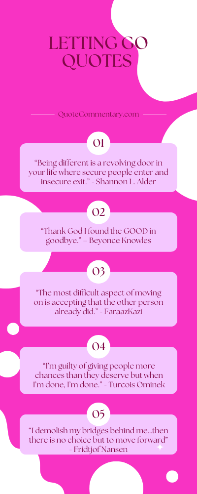 Letting Go Quotes + Their Meanings/Explanations