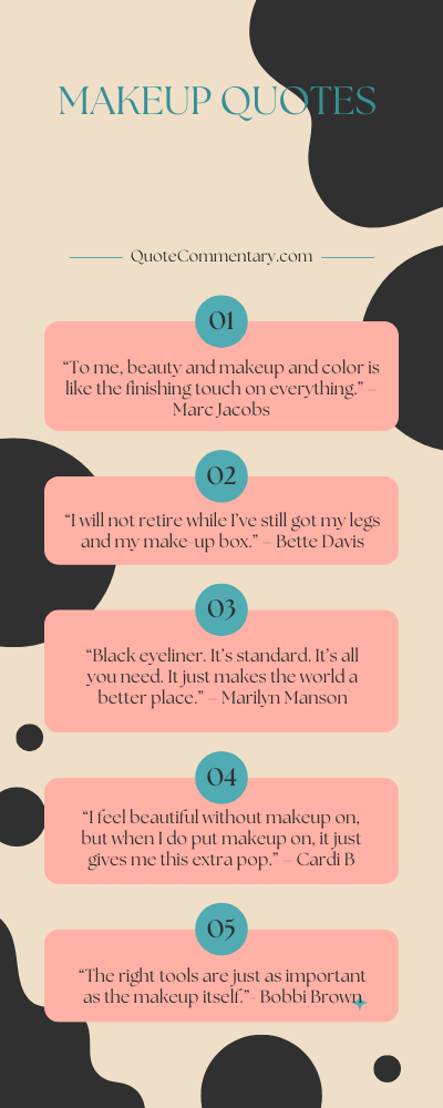 Makeup Quotes + Their Meanings/Explanations