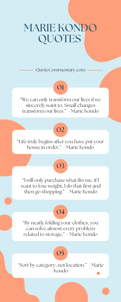 Marie Kondo Quotes + Their Meanings/Explanations