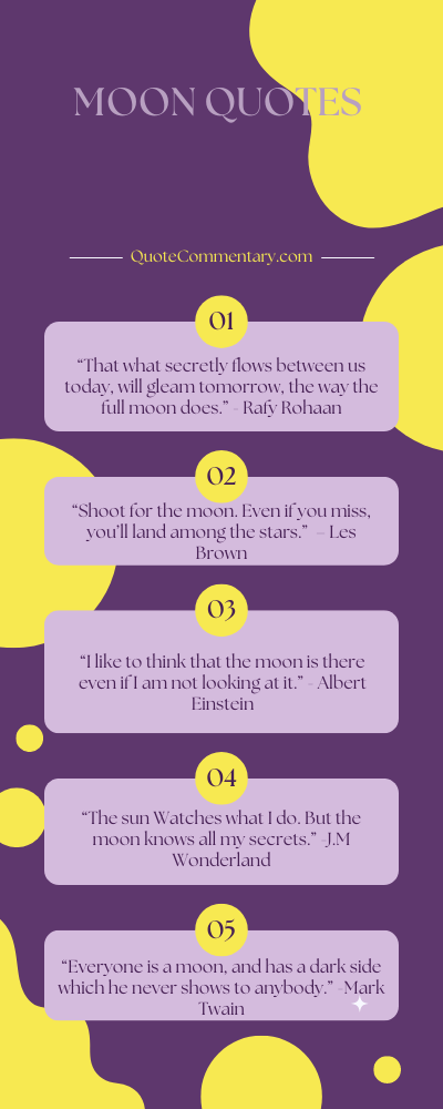 Moon Quotes + Their Meanings/Explanations