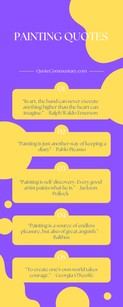 Painting Quotes + Their Meanings/Explanations