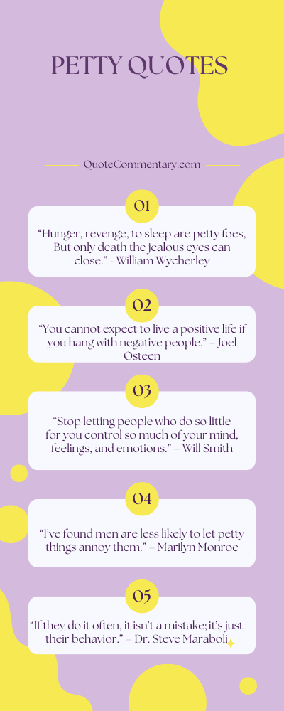 Petty Quotes + Their Meanings/Explanations