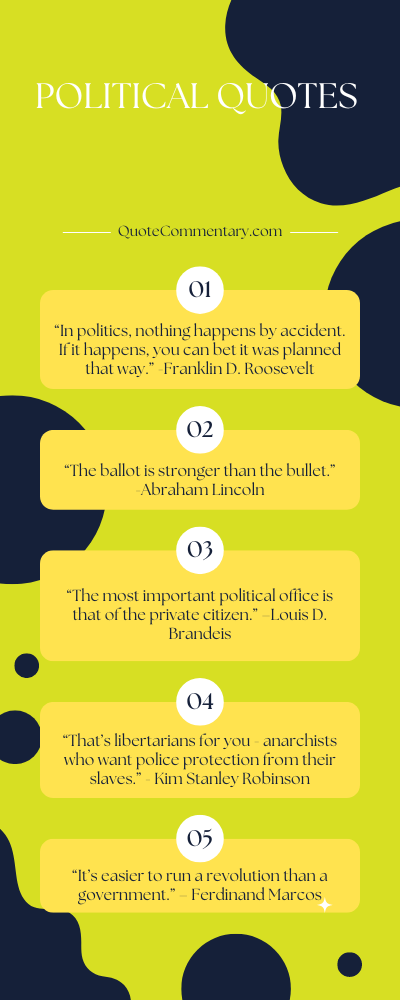 Political Quotes + Their Meanings/Explanations