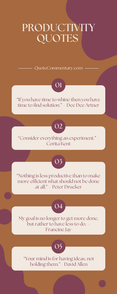 Productivity Quotes + Their Meanings/Explanations