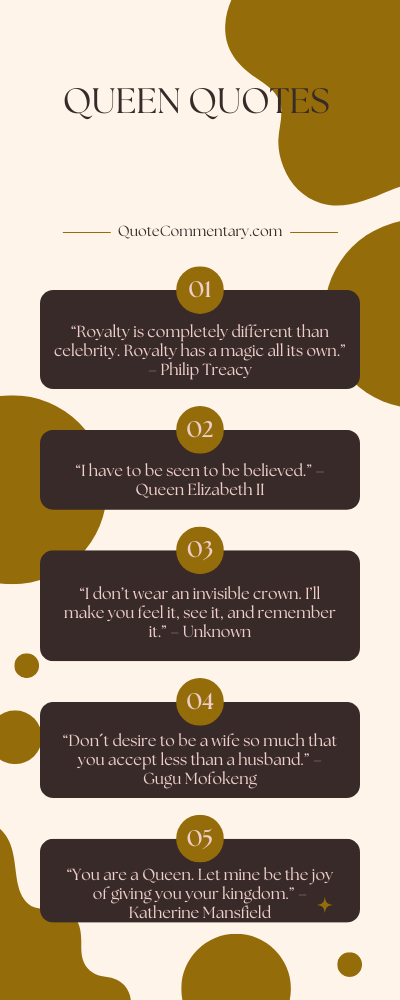 Queen Quotes + Their Meanings/Explanations