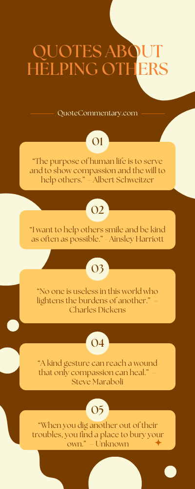 Quotes About Helping Others + Their Meanings/Explanations