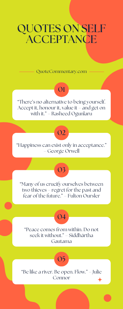 Quotes On Acceptance Self Others + Their Meanings/Explanations