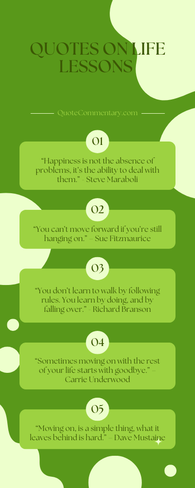 Quotes On Life Lessons + Their Meanings/Explanations