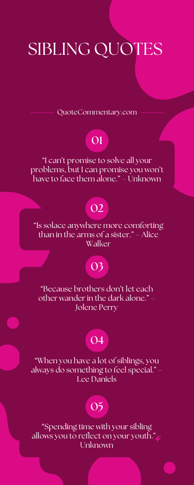 Sibling Quotes + Their Meanings/Explanations