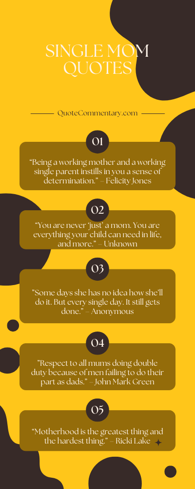 Single Mom Quotes + Their Meanings/Explanations