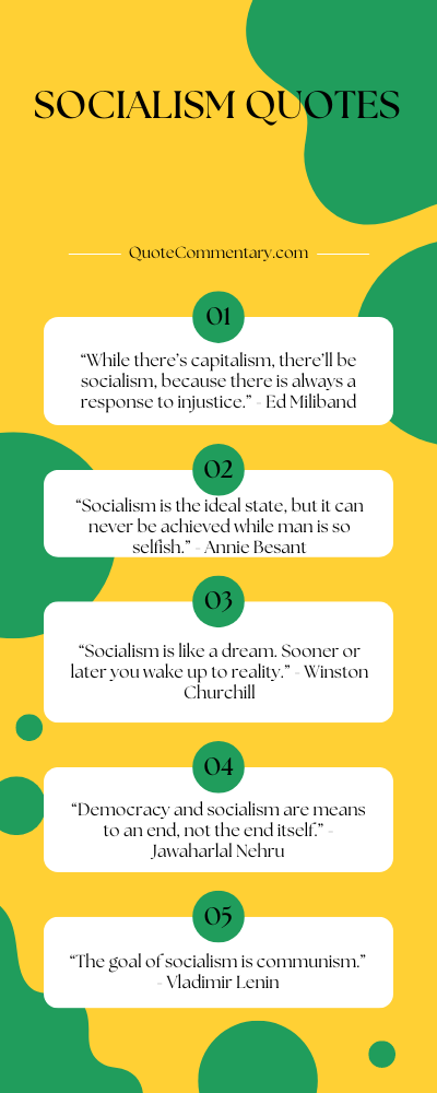 Socialism Quotes + Their Meanings/Explanations
