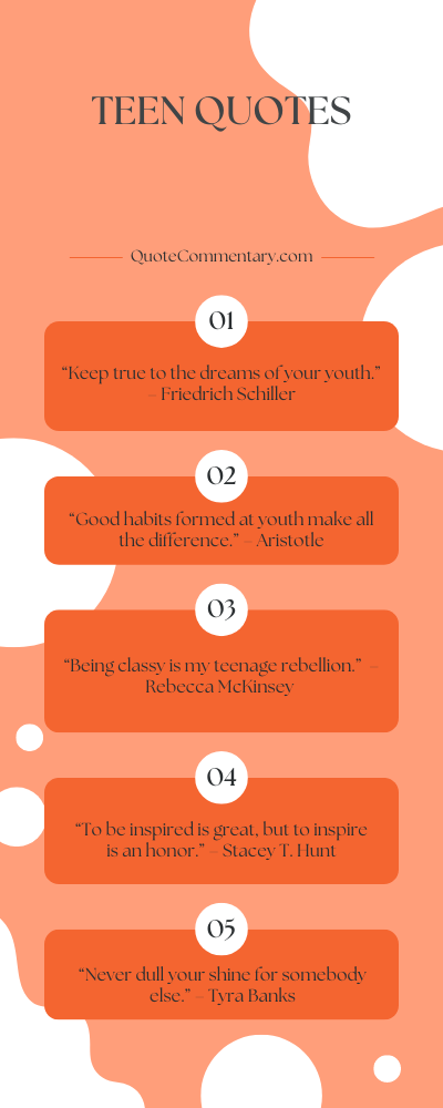 Teen Quotes + Their Meanings/Explanations