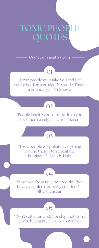 Toxic People Quotes + Their Meanings/Explanations