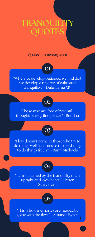 Tranquility Quotes + Their Meanings/Explanations