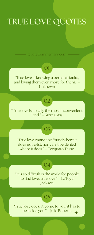 True Love Quotes + Their Meanings/Explanations