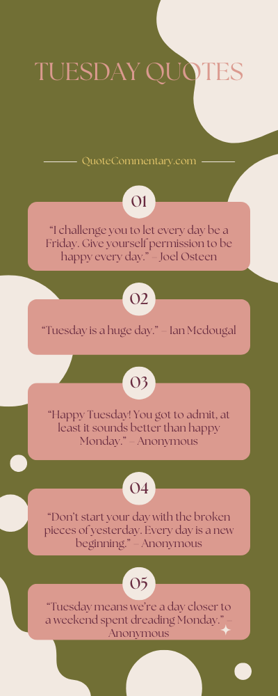 Tuesday Quotes + Their Meanings/Explanations