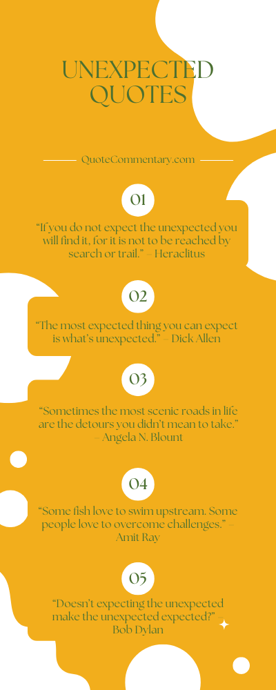 Unexpected Quotes + Their Meanings/Explanations